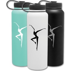 40Oz Double Wall Thermal Bottle | Matte Black