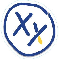 Xx Logo Sticker