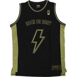 AC/DC - Rock Or Bust Basketball Jersey | Size Medium | Black
