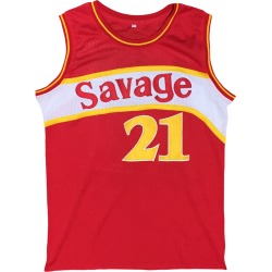 21 Savage - Savage Basketball Jersey | Size Small | Red