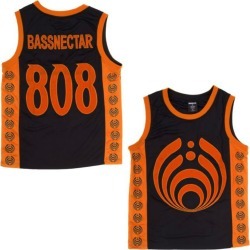 Bassdrop 808 Basketball Jersey - Orange/black | Size Medium