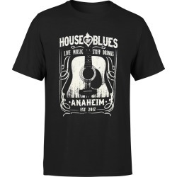 House Of Blues - Whsky T-Shirt | Size Medium | Short Sleeve