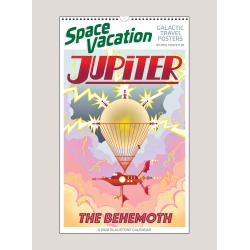 2020 Space Vacation: Galactic Travel Posters 12" X 20" Big Picture(Tm) Calendar