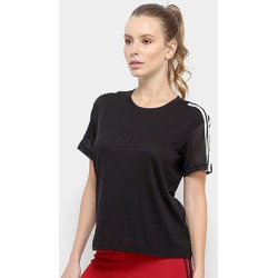 Camiseta Adidas 3S Mesh Sleeve Feminina - Feminino
