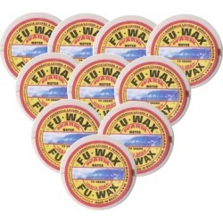 Kit com 10 Parafinas Fu wax - Água Morna - Unissex