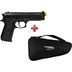 Pistola Airsoft Spring Taurus PT92 + Capa de Proteção - Unissex