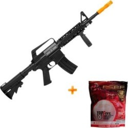 Rifle de Airsoft Spring VG M16 RIS 8905A 160 Fps Vigor + 5000 BBs - Unissex