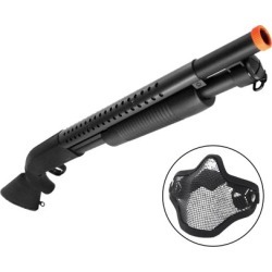 Shotgun M58A Airsoft ALK 400 FPS Spring c Magazine + Muniu00e7u00f5es 4000 Unid - Unissex Shotgun M58A Airsoft ALK 400 FPS Spring c Magazine + Muniu00e7u00f5es 4000 Unid - Unissex