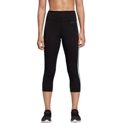 Calça Legging Adidas 3/4 Design 2 Move 3 Stripes Feminina - Feminino