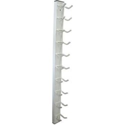 Suporte Parede e Kit 5 Pares Halter Peso Ginástica 1 a 5 Kg - Unissex