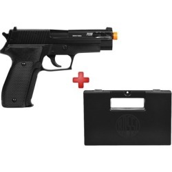 Pistola Airsoft Spring Sig Sauer P226 Slide Metal + Case Maleta - Unissex