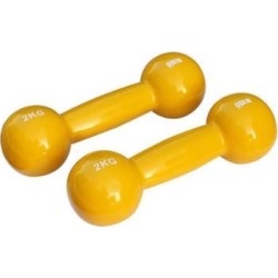 Par de Halteres Odin Fit Emborrachado de Vinil 2 kg - Unissex
