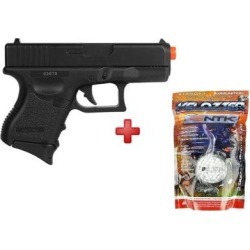 Pistola Airsoft Spring Glock Baby P360 + BBs Nautika 0.12g - Unissex