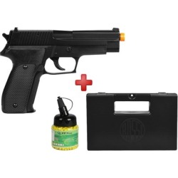 Pistola Airsoft Spring Sig Sauer P226 + Case Maleta + BBs BB King 0.12g - Unissex