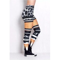 Legging Elastic Aztec Print Feminina - Feminino