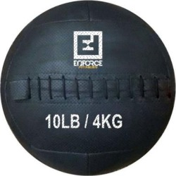 Wall Ball Medicine Ball Bola De Couro 4Kg P/ Crossfit, Treinamento Funcional - Enforce Fitness - Unissex