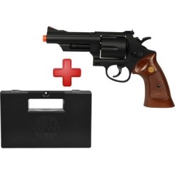 Revólver Airsoft Spring UHC UA-931B Black Edition - Unissex