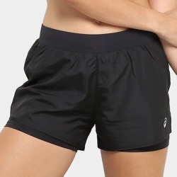 Short Asics Core Running Shorts 2In1 3In Feminino - Feminino