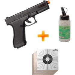 Pistola Airsoft Spring Glock G7 KWC + BBs 0,12g - Unissex