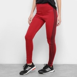 Calça Legging Adidas D2M Hr 3 Stripes Feminina - Feminino