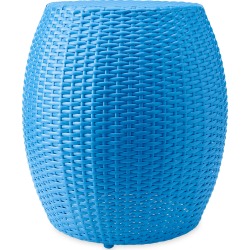 Tangier Wicker Ottoman Pouf, Large