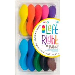 Left/Right Ergonomic Crayons (set of 10)
