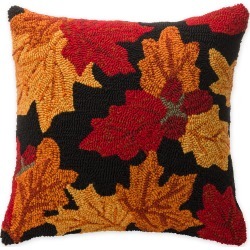 Indoor/Outdoor Falling Leaves Pillow