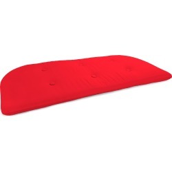 41.75" x 18.75" Sunbrella Tufted Outdoor Bench Cushion, Jockey Red
