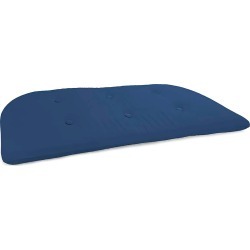 41.75" x 18.75" Sunbrella Tufted Outdoor Bench Cushion, Navy
