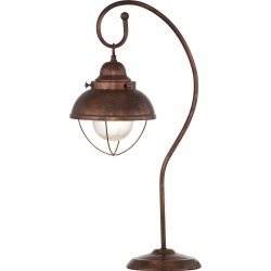 Metal Allegheny Table Lamp in Copper Finish