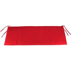 60" x 16 1/2" Sunbrella Classic Outdoor Bench Cushion, Jockey Red