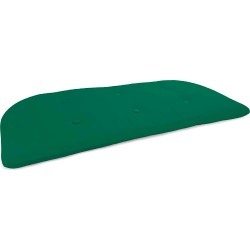41.75" x 18.75" Sunbrella Tufted Outdoor Bench Cushion, Forest Green