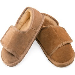 Sheepskin Wrap Bootie Slippers for Men