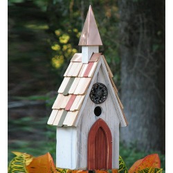 Jubilee A-Line Birdhouse with Copper Steeple