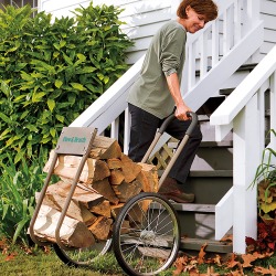 Rolling Wood Caddy and Cover