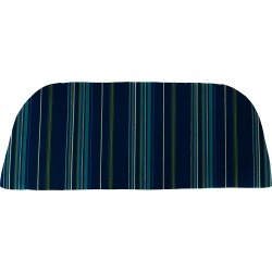41.75" x 18.75" Sunbrella Classic Outdoor Bench Cushion, Navy Stripe