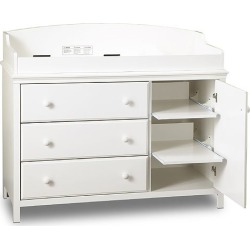 White Changing Table - Cotton Candy