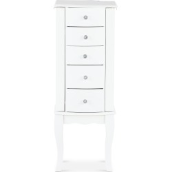 White Jewelry Armoire