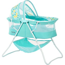 Aqua Blue Portable Baby Bassinet - Karley