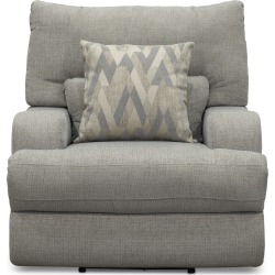Archie Shark Gray Power Recliner - Brindle