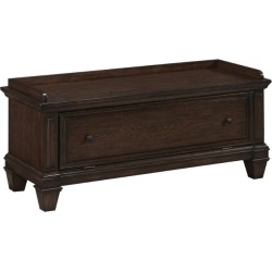 Black Oak Storage Bench - Prairie Home