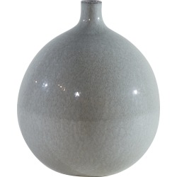 Magnolia Home Furniture Gray Ceramic Squat Vase