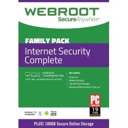 10 Pack - Webroot Internet Security Complete