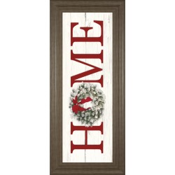 Christmas Home Framed Wall Sign