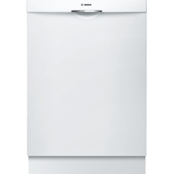 Bosch Dishwasher with Hidden Controls - White 300 Series