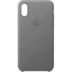 Apple iPhone XS Leather Case - Black