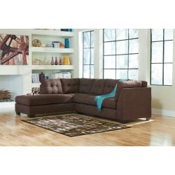 Maier Brown 2 Piece Sectional Sofa with LAF Chaise