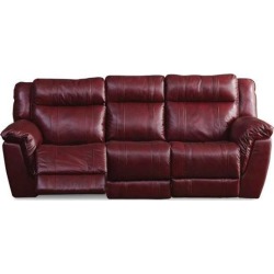 Red Leather-Match Manual Reclining Living Room Set - K-Motion Red Leather-Match Manual Reclining Living Room Set - K-Motion