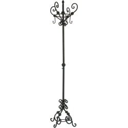 Traditional Metal Coat Rack Stand