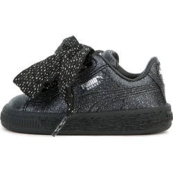(TD) BASKET HEART HOLIDAY GLAMOUR Puma Black/Puma Sliver